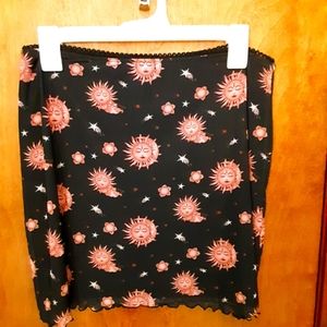 Dollskill Horoscopez Xxl moon skirt black